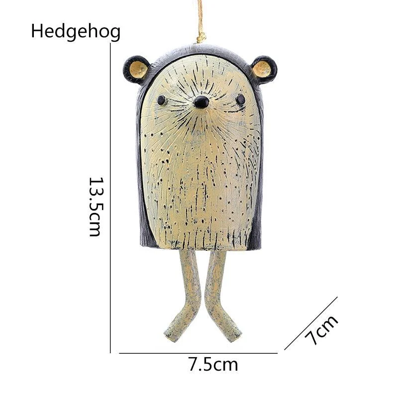 Vintage Resin Animal Rustic Wind Chimes - ISTANBULLU LTD