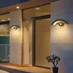 1Klt18W 24W 30W Moden Waterdichte Outdoor Wandlamp Pir Motion Sensor Wandlamp Tuin Veranda Frontdoor Zwart aluminium