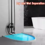1M 3M Silicone Shower Barrier Bathroom Water Stopper Water Barrier Retaining Strip Dry and Wet Separation.jpg
