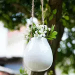 1PC Home Garden Balcony Ceramic Hanging Planter Macrame Plant Flower Pot Vase with Twine Indoor Outdoor 75b3d9ca f407 44a6 9fd8 efa8a76fe62e