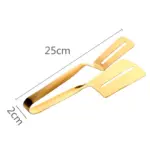 1Pc Cookware Steak Tong Gold Bread Clip Grill Accessory Kitchen Tongs Solid Stainless Steel Food Cooking 01db0003 2448 47be 801e ffbedd77c0d3