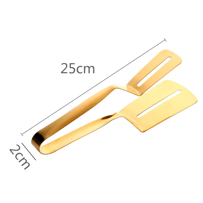 1pc Cookware Steak Tong Gold Bread Clip Grill Accessory Kitchen Tongs Solid Stainless Steel Food Cooking 01db0003 2448 47be 801e Ffbedd77c0d3