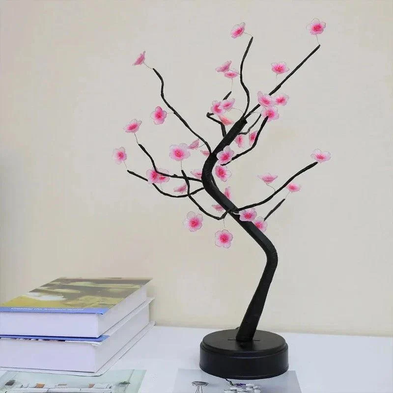 1pc Roze Kersenbloesem 36 Led Bonsai Boom Lichte Boomlampen Voor Woonkamer Schattig Nachtlampje Voor Thuisbruiloften Kerstversiering 4b8fdd6f Ed40 42f1 999e 9f1555d0afc1