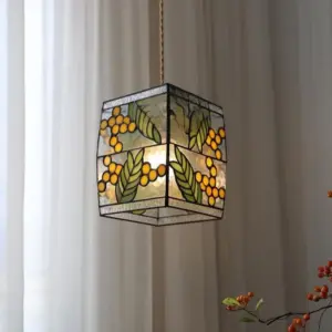 Homeko Colorful Glass Fruit Chandelier Lighting