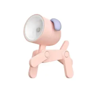 Mini LED Cute Cartoon Animals Puppy Deer Night Light, Adjustable Small Phone Holder Desk Lamp