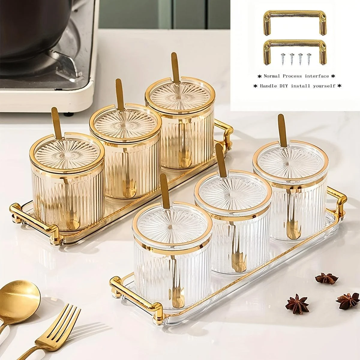 1 Set Candy Servers With Platter, Snack Serving Tray Set, Dessert Bowls -  - #tag1#