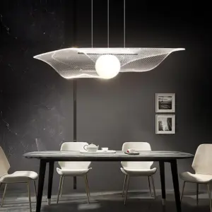 Homeko Hat Shape Transparent Acrylic Pendant Light