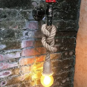 Vintage Rope Lamp wall lamp | Retro pipe design