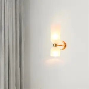 Homeko Head Glass Wall Lamp LED Sconce for Bedroom