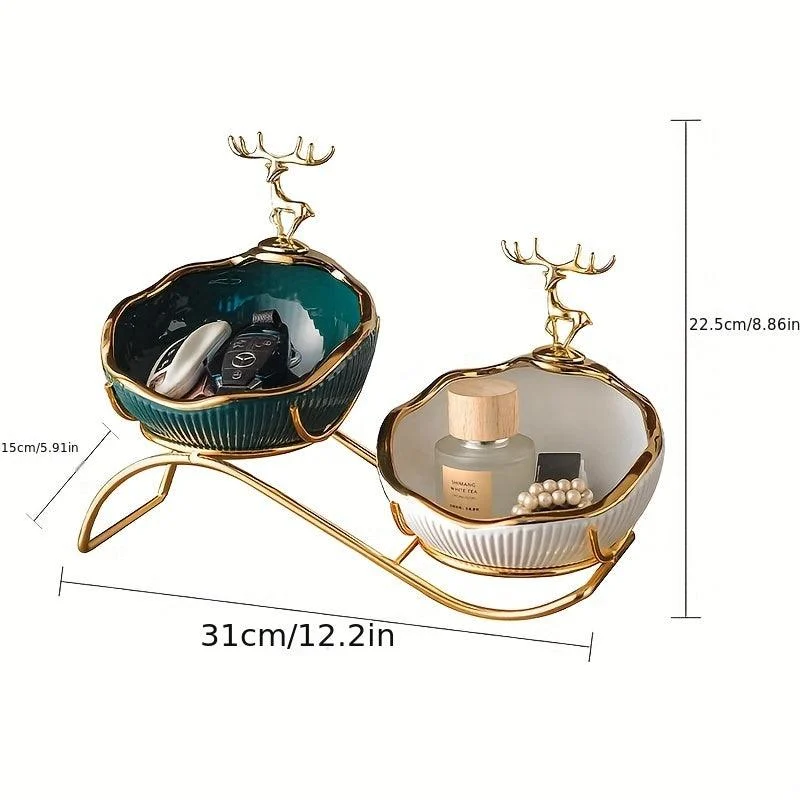 1 set Stylish Entryway Shoe Cabinet with Key Storage Tray and Sundries Rack -  - #tag1#