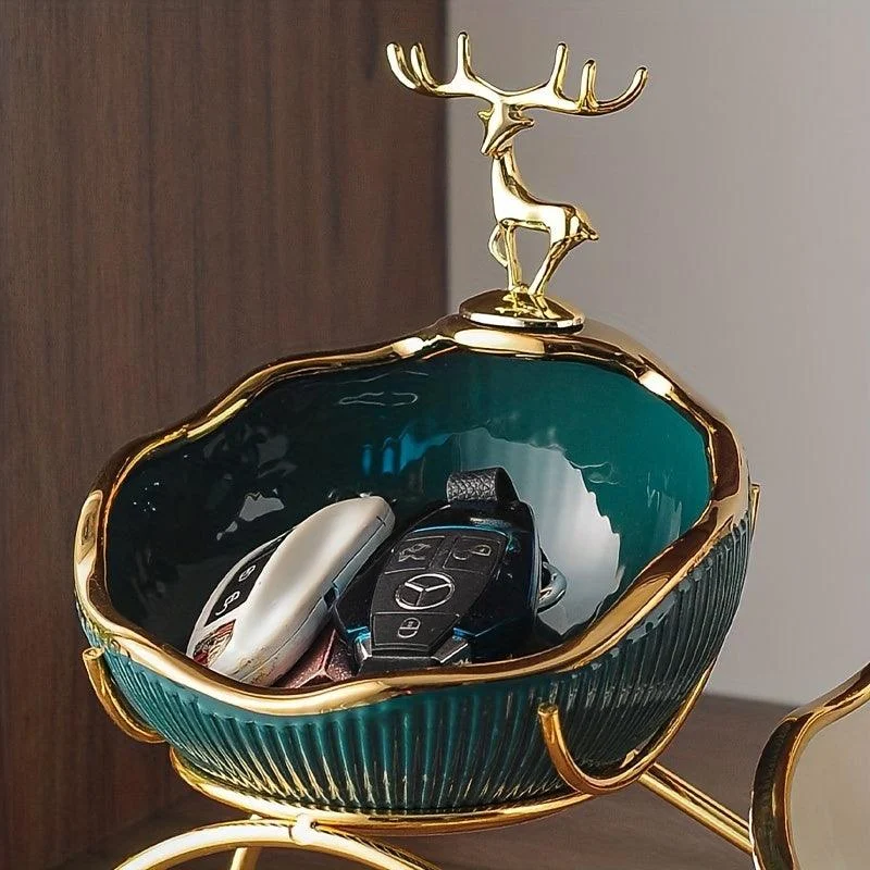 1 set Stylish Entryway Shoe Cabinet with Key Storage Tray and Sundries Rack -  - #tag1#