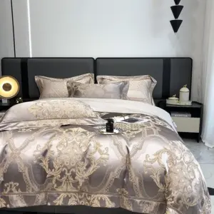Homeko Cotton Satin Jacquard Bedding Set