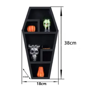 New Halloween Gothic Decorative Coffin Rack