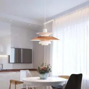 MorandiGlow™ – Modern LED Pendant Lamp with Shade