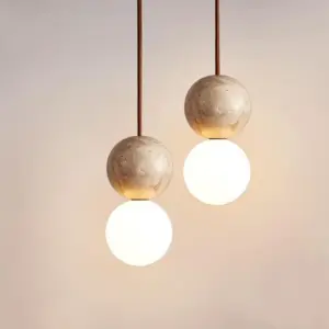 WabiSabi Glow™ – Rustic Hanging Ceiling Lamp