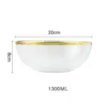 1pc lot Hand gilded European Glass Gold Inlay Dishes Steak Plate Salad Soup Bowl Dishes Party.jpg 640x640 a395e5ea f75c 44e9 8af7 919d542332d5