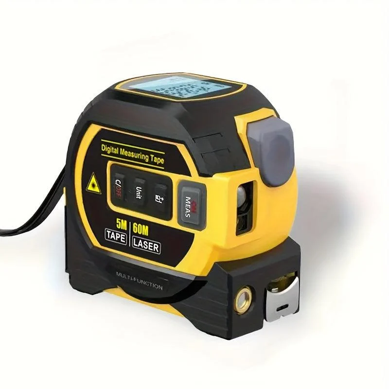 1pc 131FT/197FT 3 In 1 Infrared Laser Tape Without Battery, Digital Display, Measuring Tool -  - #tag1#