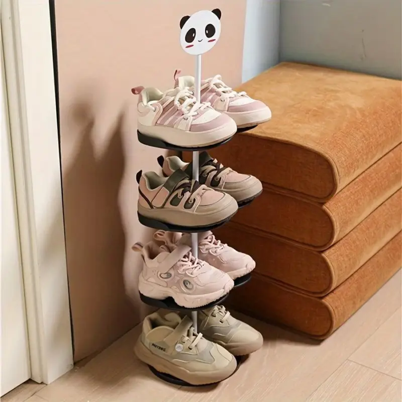 1pc 4 5 6 Layers Cute Mini Shoes Rack Multi layer Shoes Storage Rack tag1