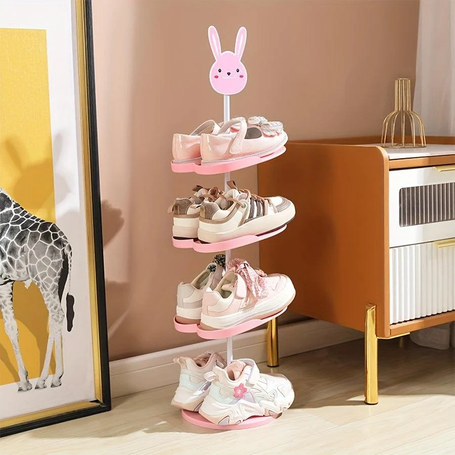 1pc 4/5/6 Layers Cute Mini Shoes Rack, Multi-layer Shoes Storage Rack -  - #tag1#
