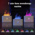 1pc 7 Colors Portable USB Cool Mist Humidifier With LED Color Changing Lights And Aroma Diffuser tag1