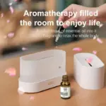 1pc 7 Colors Portable USB Cool Mist Humidifier With LED Color Changing Lights And Aroma Diffuser tag1