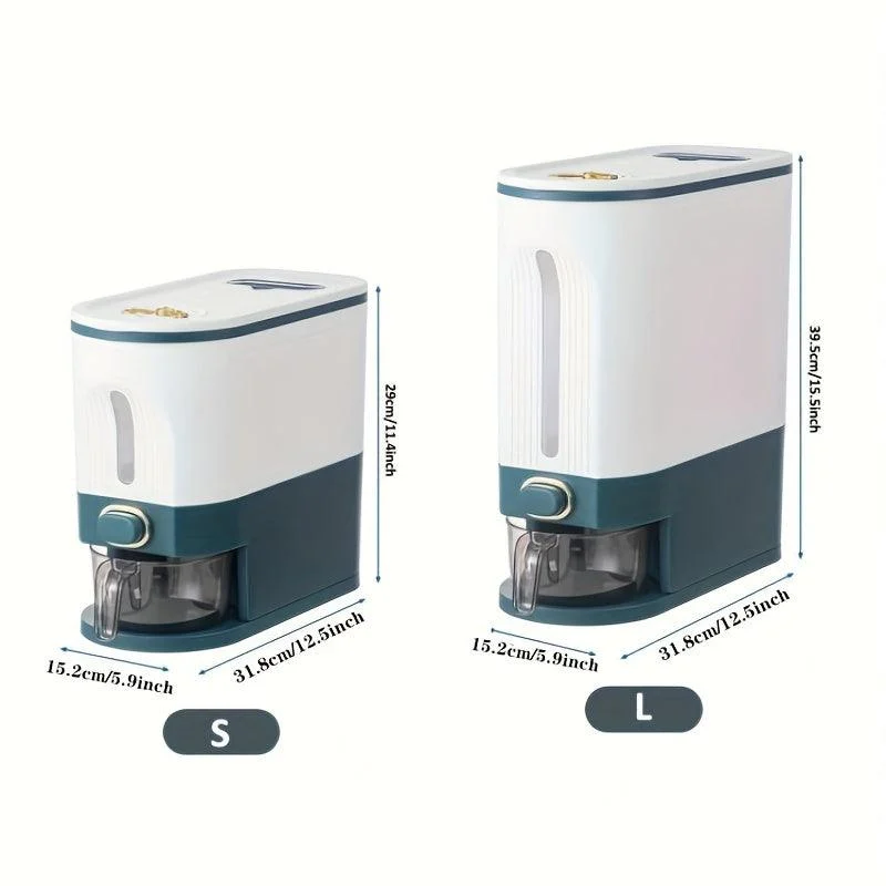 1pc Automatic Output Rice Bucket  Kitchen Supplies -  - #tag1#