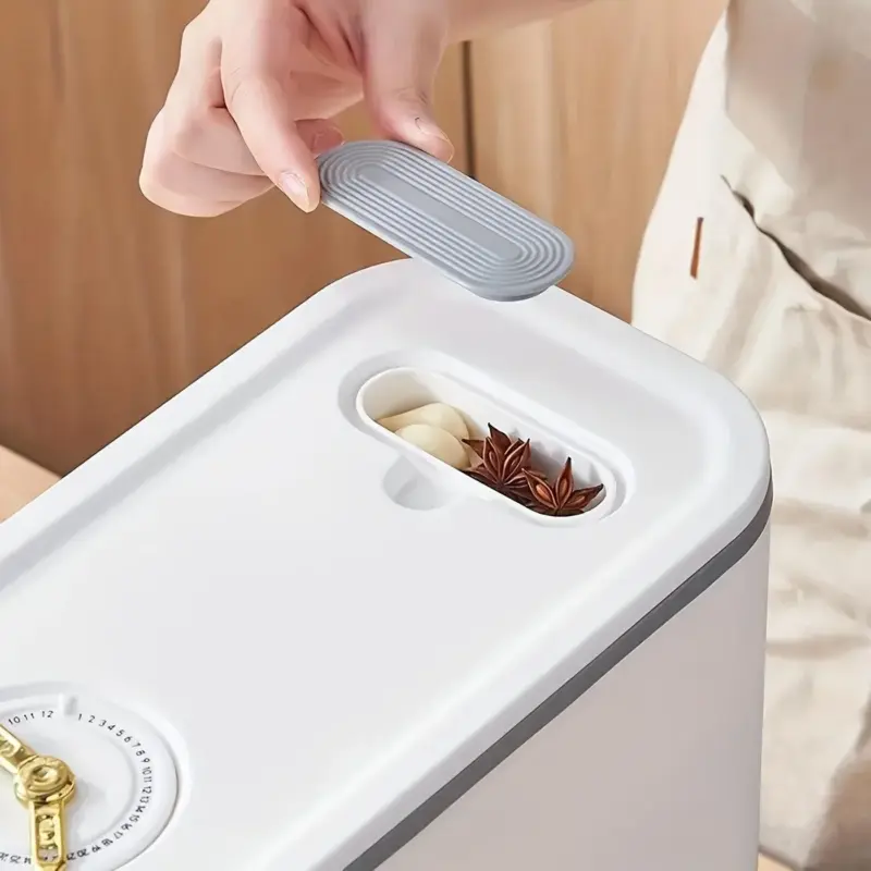 1pc Automatic Output Rice Bucket Kitchen Supplies tag1