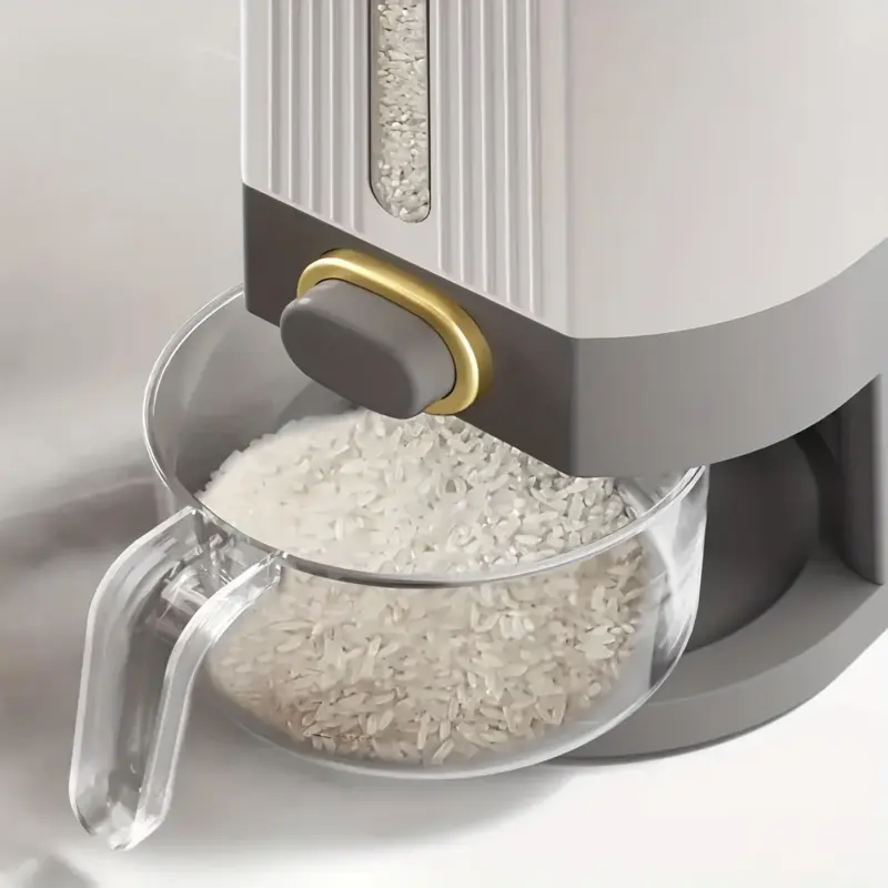 1pc Automatic Output Rice Bucket Kitchen Supplies tag1