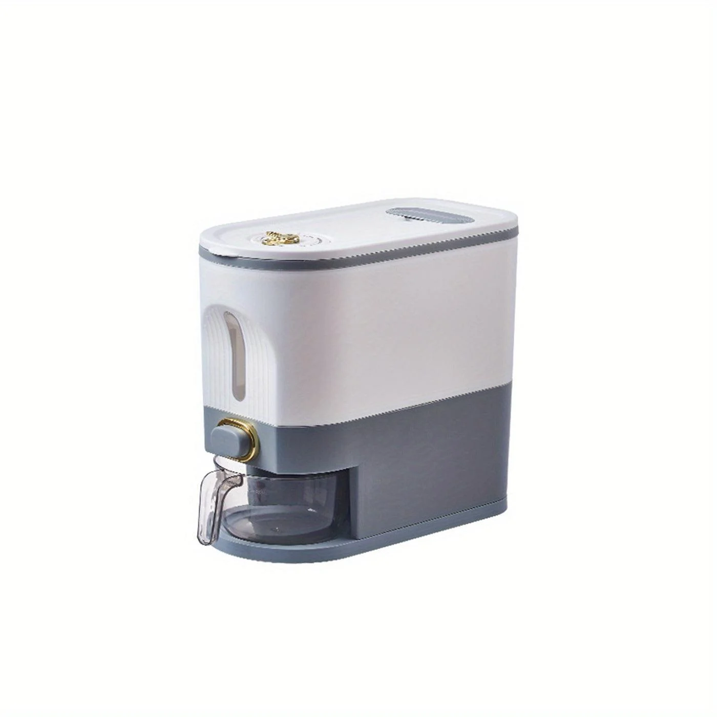 1pc Automatic Output Rice Bucket  Kitchen Supplies -  - #tag1#