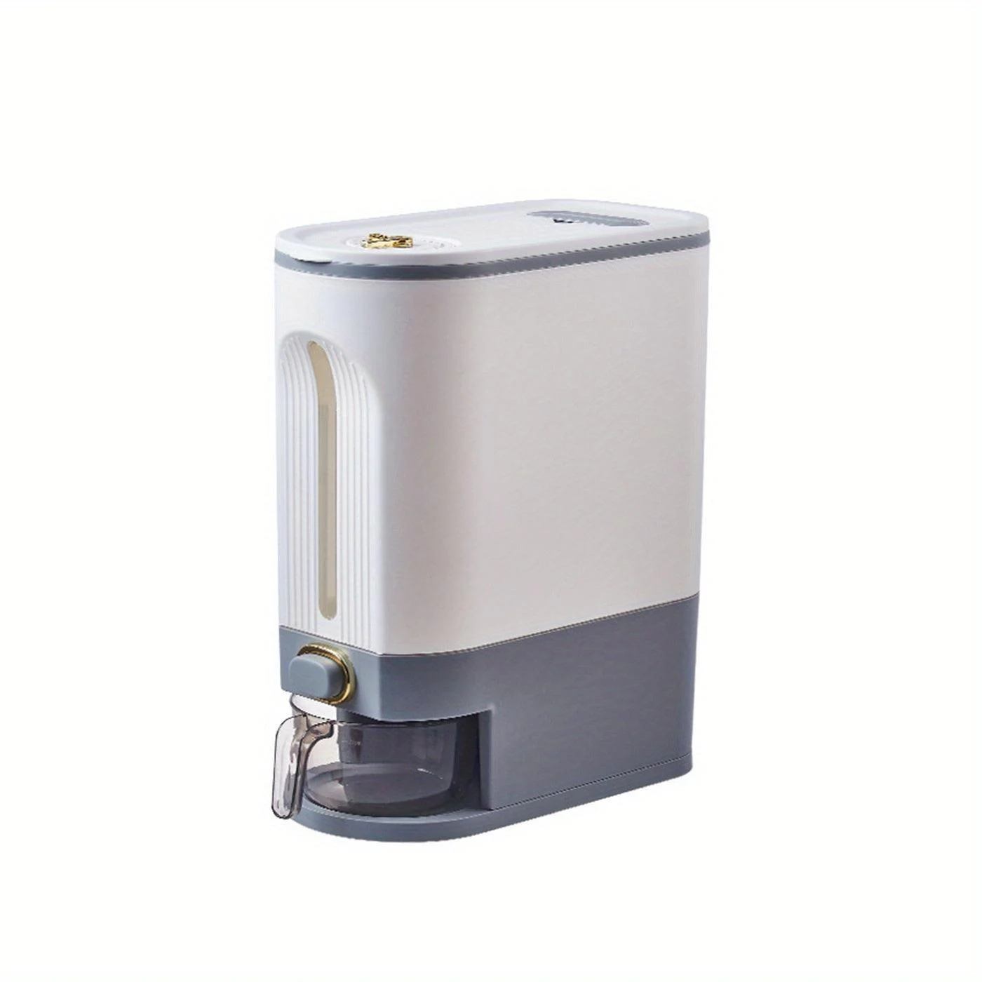 1pc Automatic Output Rice Bucket  Kitchen Supplies -  - #tag1#