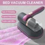 1pc Bed Vacuum Cleaner Super Strong Suction And Low Noise UV Light tag1