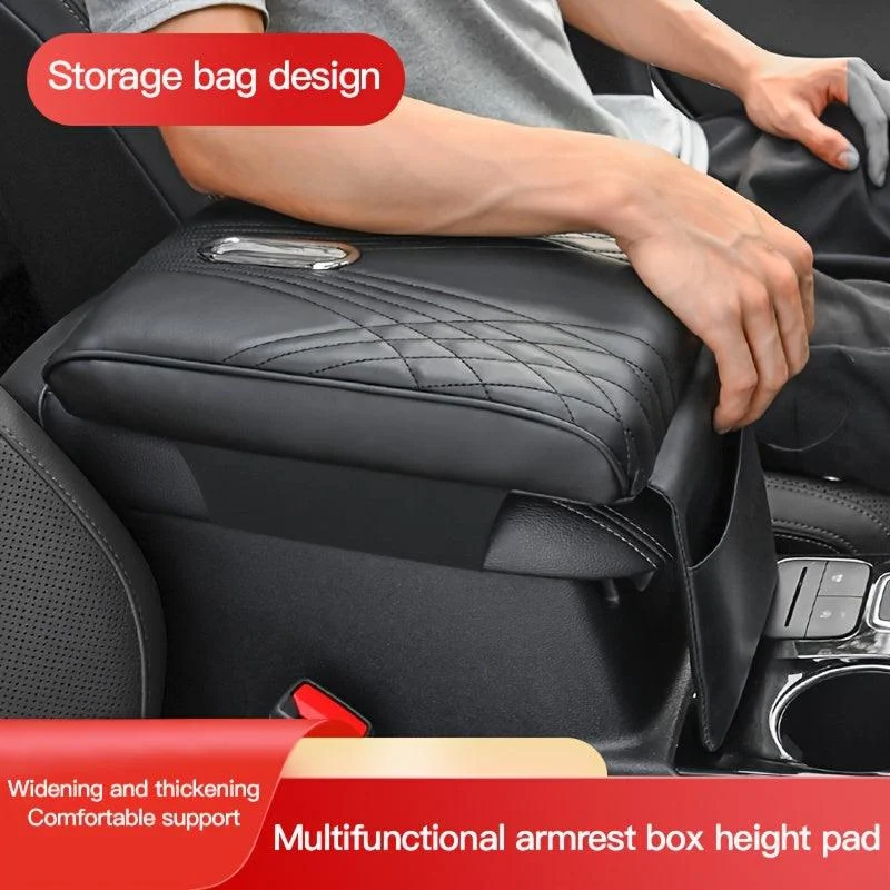 1pc Car Central Control Armrest Memory Foam Armrest Heightening Pad, Lengthened Central Armrest Box Pad -  - #tag1#