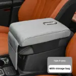 1pc Car Central Control Armrest Memory Foam Armrest Heightening Pad Lengthened Central Armrest Box Pad tag1