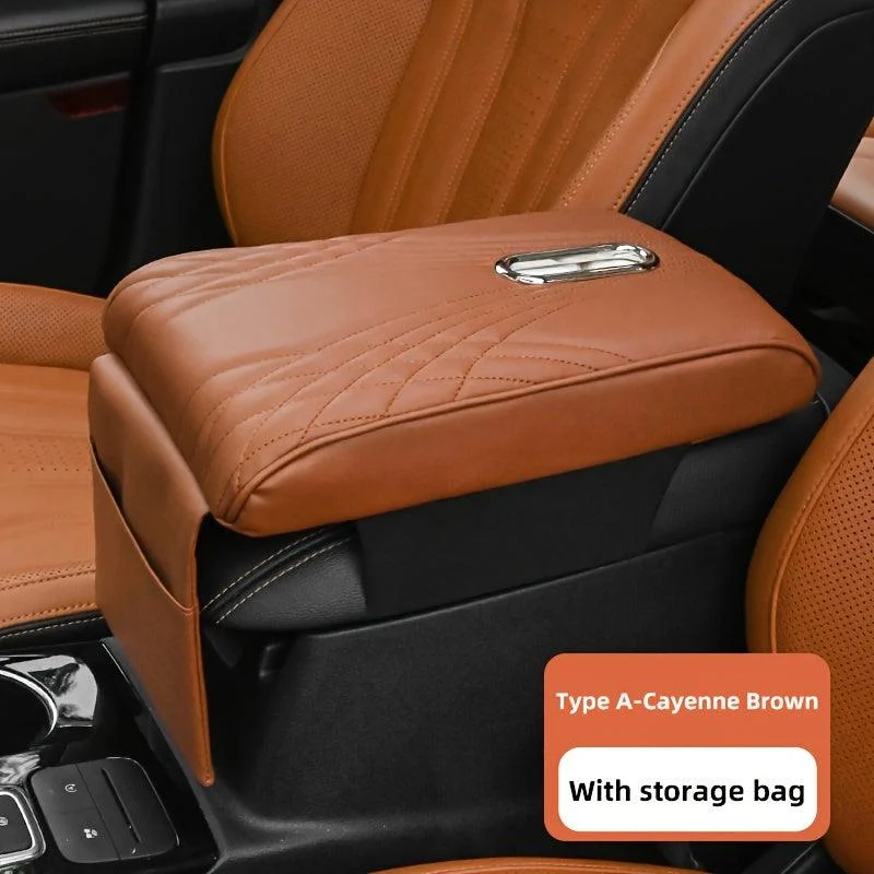 1pc Car Central Control Armrest Memory Foam Armrest Heightening Pad, Lengthened Central Armrest Box Pad -  - #tag1#