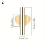 1pc Creative Wall Flower Tube Easy DIY Wall Decoration for Living Room tag1