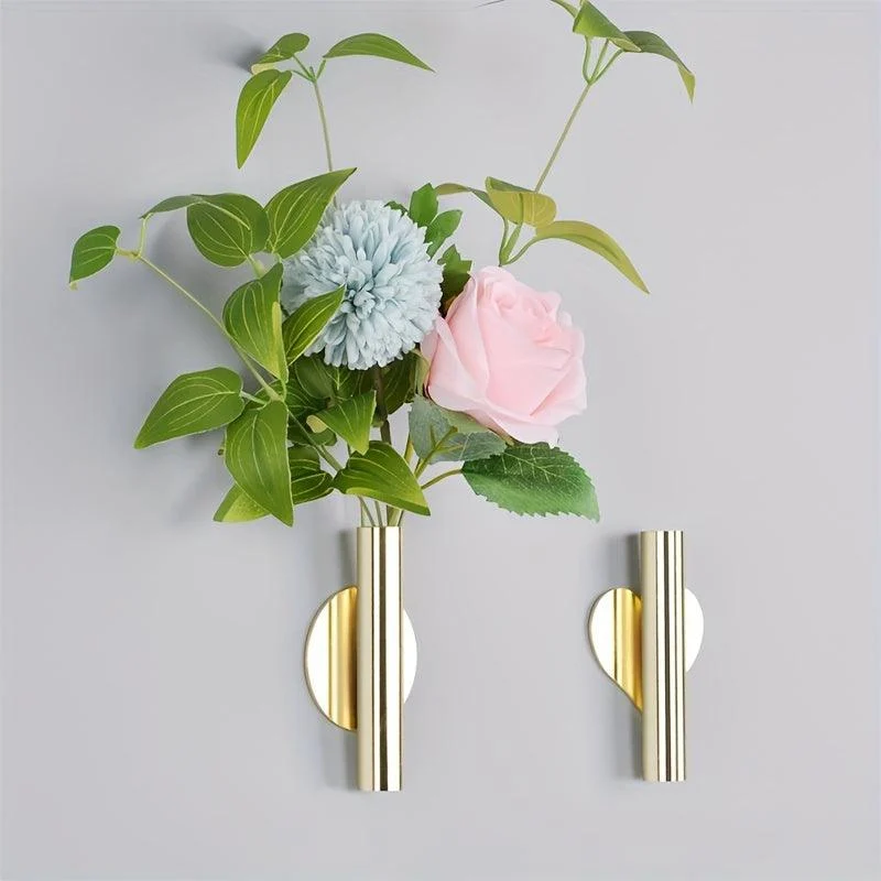 1pc Creative Wall Flower Tube - Easy DIY Wall Decoration for Living Room -  - #tag1#