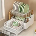 1pc Dish And Bowl Drying Rack For Kitchen Dish Drying Rack Over The Sink Adjustable Dish Drying Rack tag1