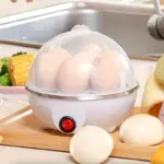 1pc Egg Cooker Automatic Power Off Home Small 1 person Multi Functional Steamed tag1