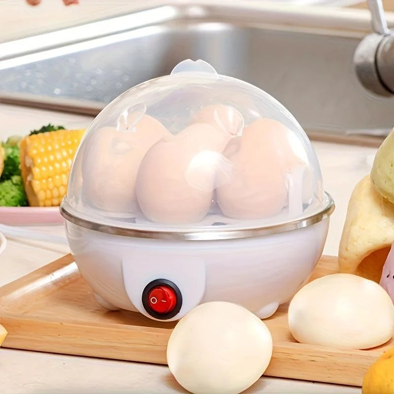 1pc Egg Cooker Automatic Power Off Home Small 1-person Multi-Functional Steamed -  - #tag1#