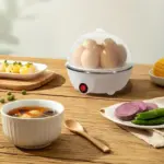 1pc Egg Cooker Automatic Power Off Home Small 1 person Multi Functional Steamed tag1