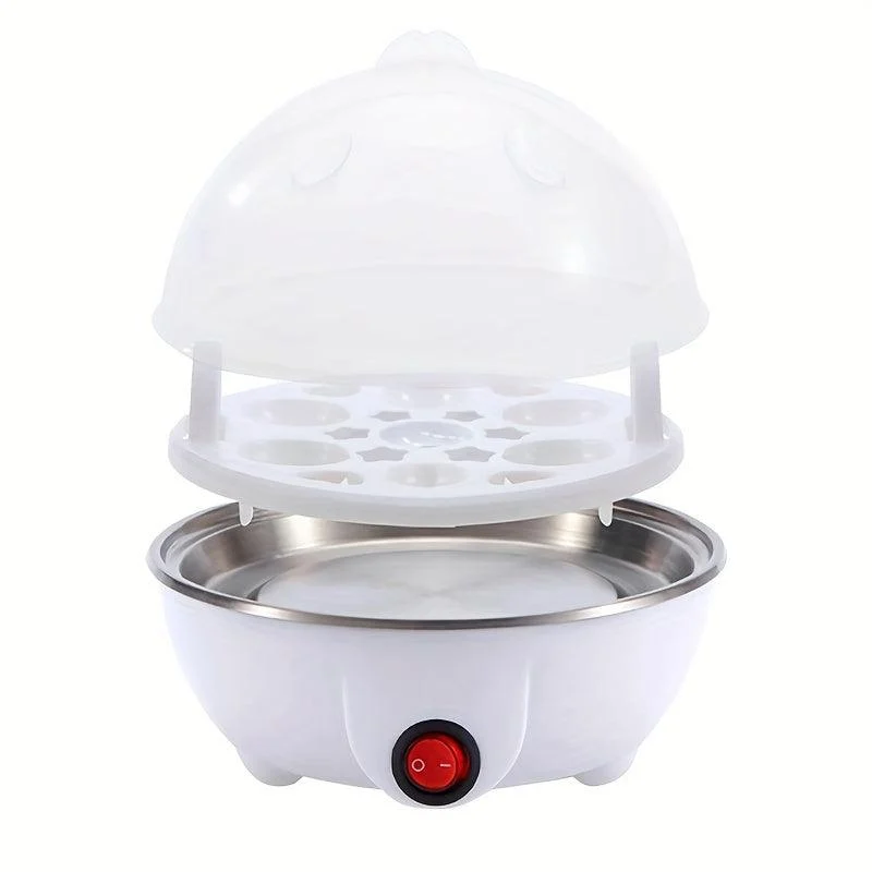 1pc Egg Cooker Automatic Power Off Home Small 1-person Multi-Functional Steamed -  - #tag1#