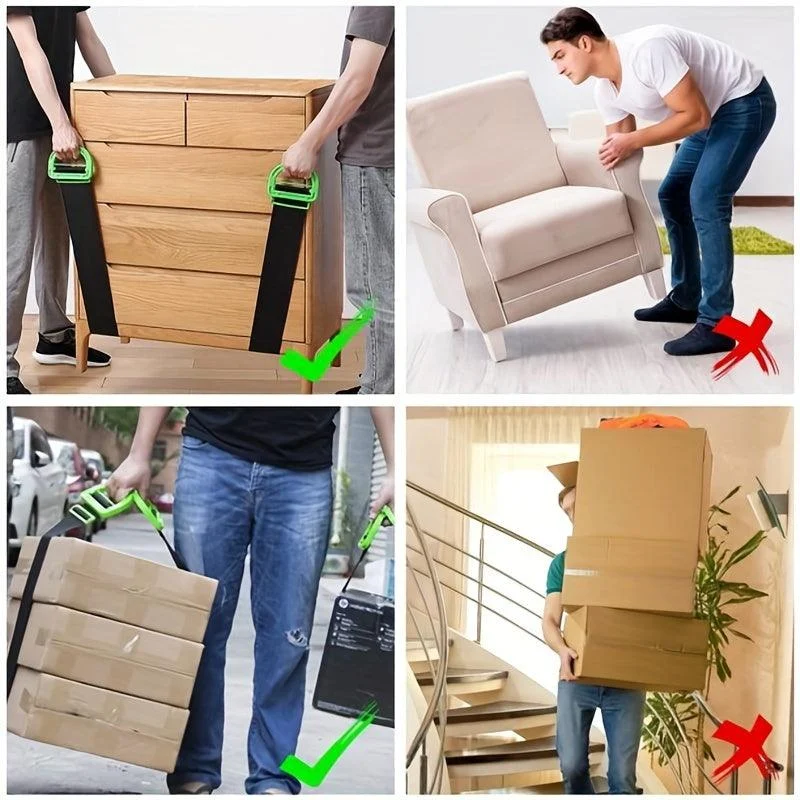 1pc Heavy Duty Furniture Moving Straps - Perfect for Carrying with Ease BUY1 GET1 FREE On Sale Now -  - #tag1#