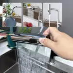 1pc Kitchen Faucet Metal Faucets For Kitchen Copper Made Waterfall Faucet With Multi Directional Rotating tag1