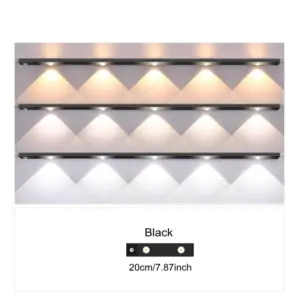 1pc LED Cabinet Light With Motion Sensor, Ultra Thin Human Body Induction Intelligence LED Lamp