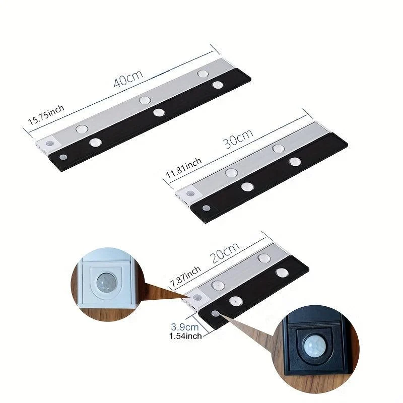 1pc LED Cabinet Light With Motion Sensor, Ultra Thin Human Body Induction Intelligence LED Lamp -  - #tag1#