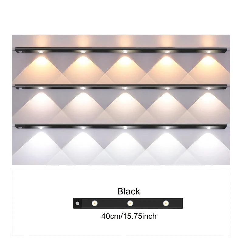 1pc LED Cabinet Light With Motion Sensor, Ultra Thin Human Body Induction Intelligence LED Lamp -  - #tag1#