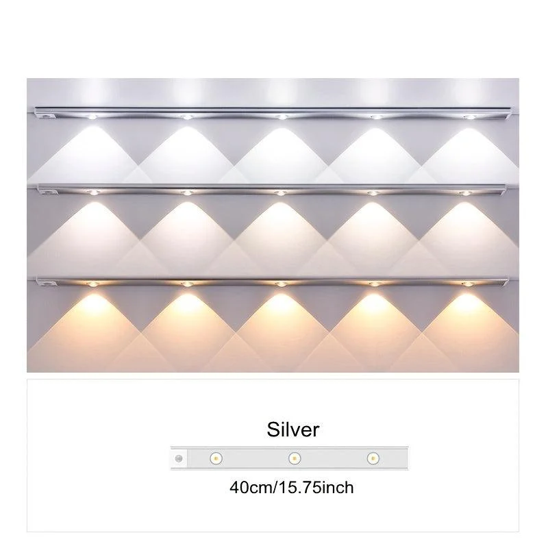 1pc LED Cabinet Light With Motion Sensor, Ultra Thin Human Body Induction Intelligence LED Lamp -  - #tag1#
