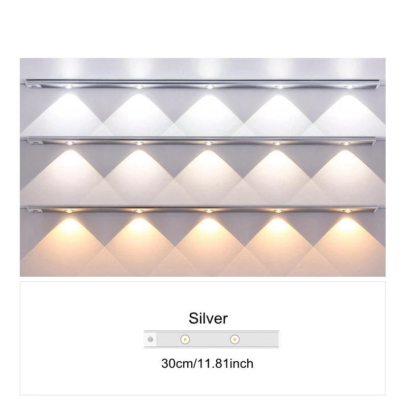 1pc LED Cabinet Light With Motion Sensor, Ultra Thin Human Body Induction Intelligence LED Lamp -  - #tag1#