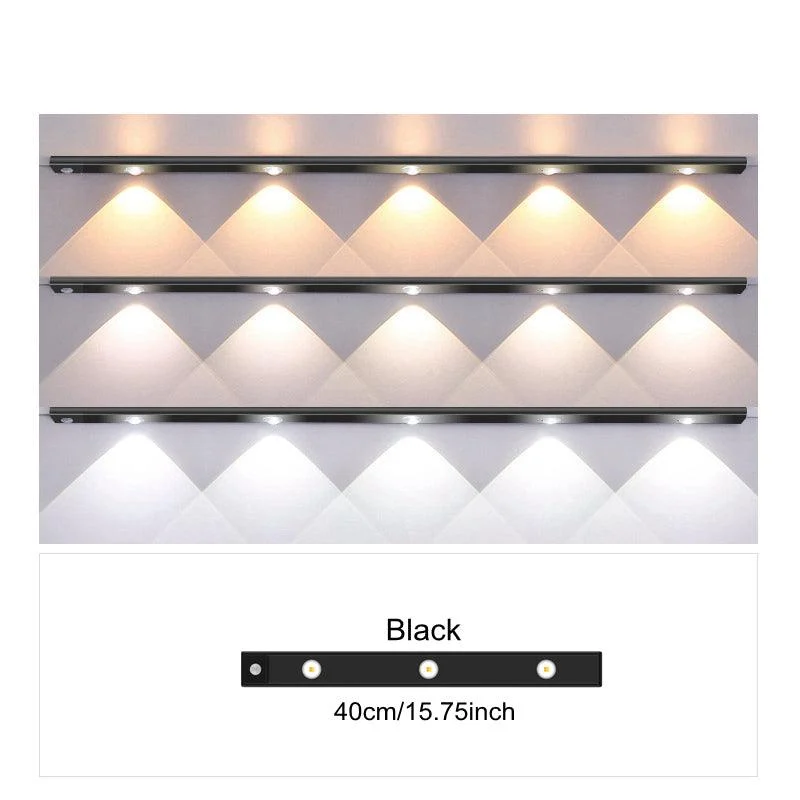 1pc LED Cabinet Light With Motion Sensor, Ultra Thin Human Body Induction Intelligence LED Lamp -  - #tag1#