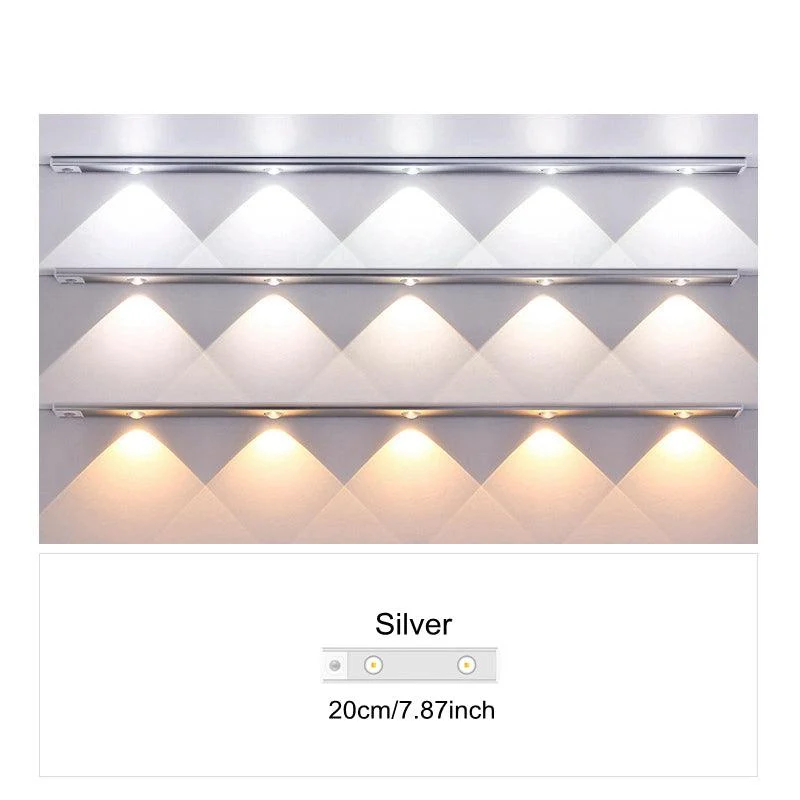 1pc LED Cabinet Light With Motion Sensor, Ultra Thin Human Body Induction Intelligence LED Lamp -  - #tag1#